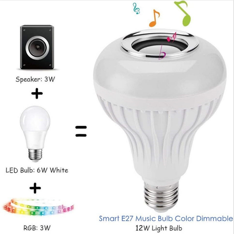 LED bulb lamp RGB remote control E27